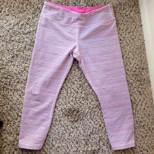 Ivivva by Lululemon Pink Capri Leggings Kids 10